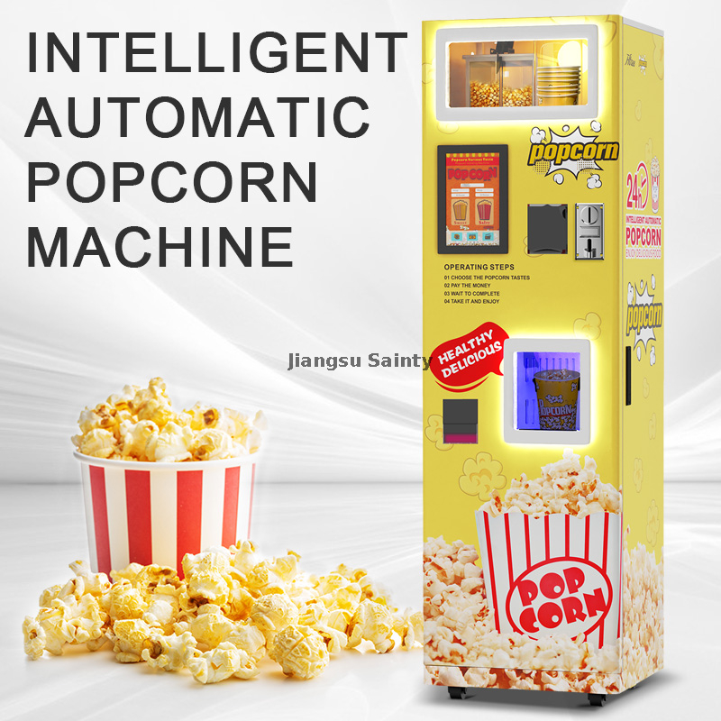 Popcorn Vending Machine Delicious Health Popcorn Making Fun Automatic Machine Popcorn Vending Machine