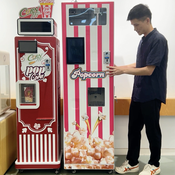Discover popcorn vending machines that offer personalized flavors