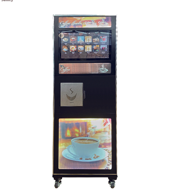 Auto Bean To Cup Ice Coffee Vending Machine